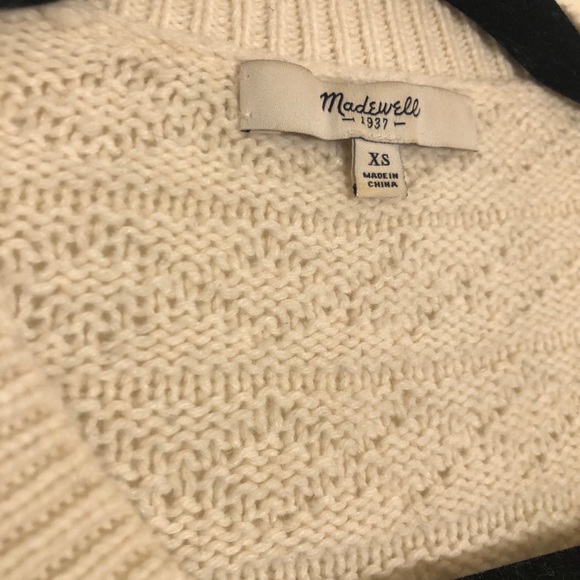 Madewell Cream Sweater - Picture 2 of 5